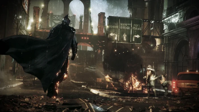 Batman walking
