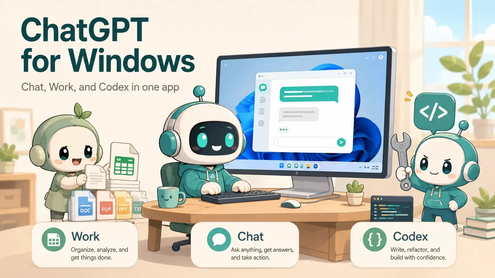 Chatgpt desktop on pc cover - ChatGPT for Windows PC: Download Guide, Tips & Features