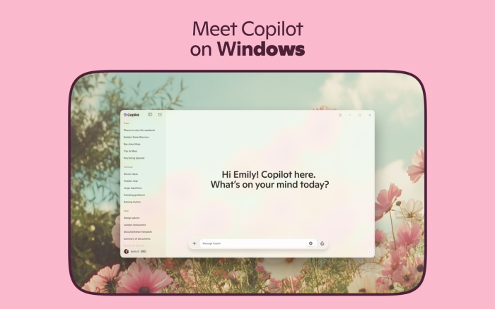Copilot on windows