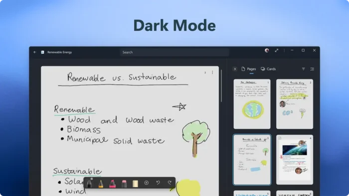 Dark mode