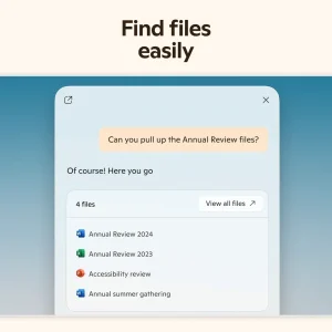 Find files on your pc