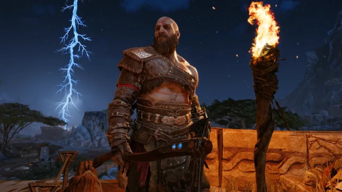 Kratos serious face - God of War Ragnarök for PC: Guide, Tips & System Requirements