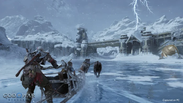 Kratos with son