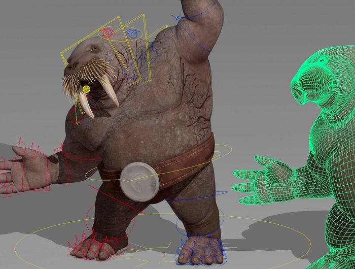 Maya animation hands