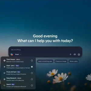 New copilot options menu