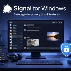 Signal app pc cover