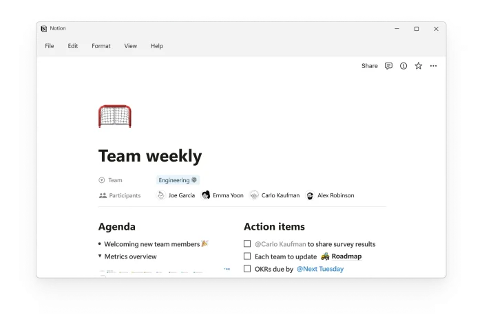 Teamweekly