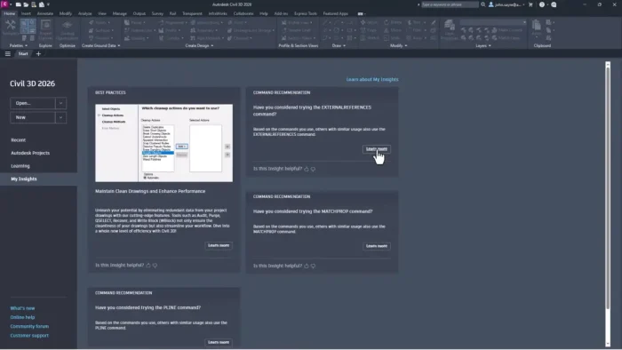 What's new in civil 3d 2026