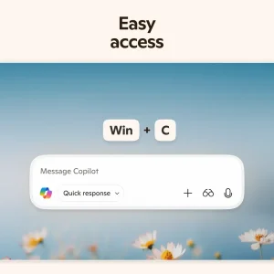 Win+c command prompt