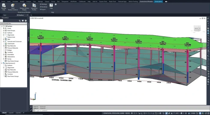 Geotechnical bridge