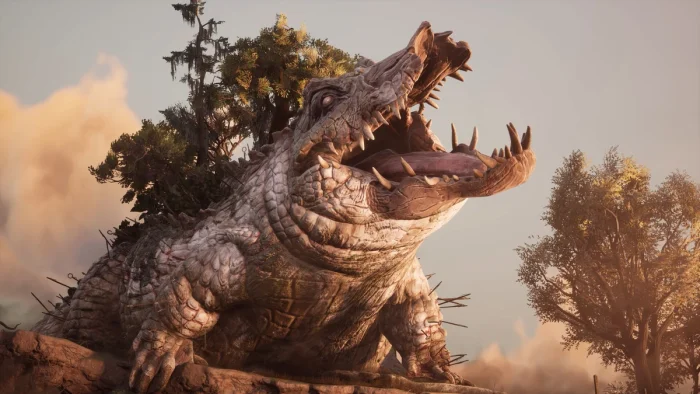 Huge aligator