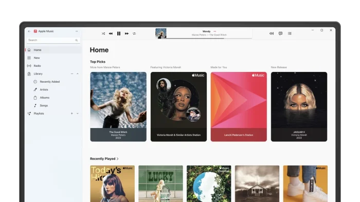 Itunes home screenshot