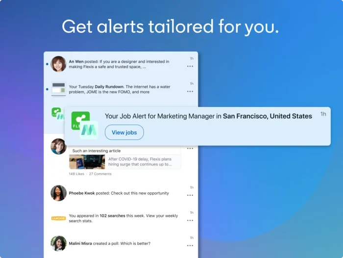Job alerts