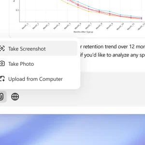 Options take screenshot