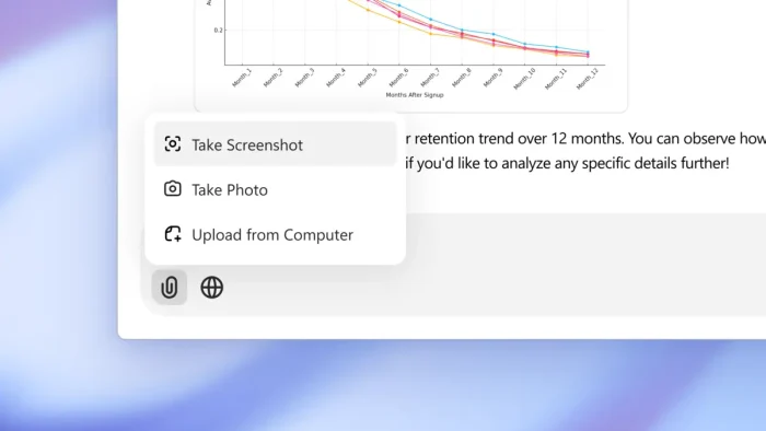 Options take screenshot