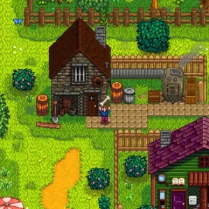 Outside house