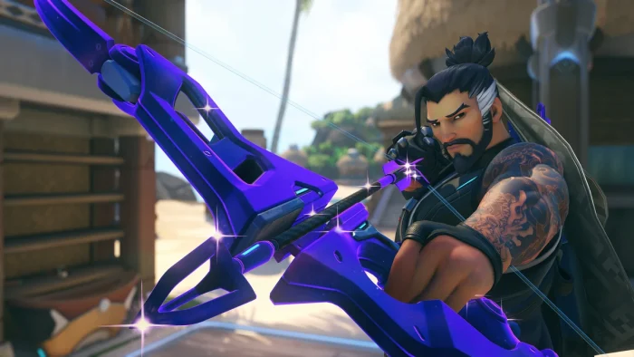 Purple arrow