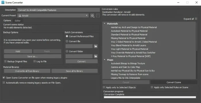 Scene converter