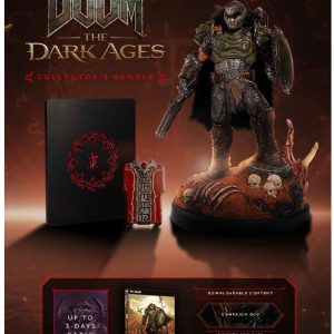 Doom dark ages bundle collection statue
