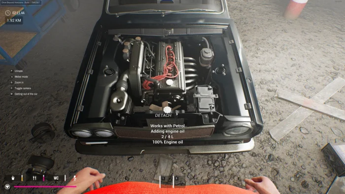 Engine work