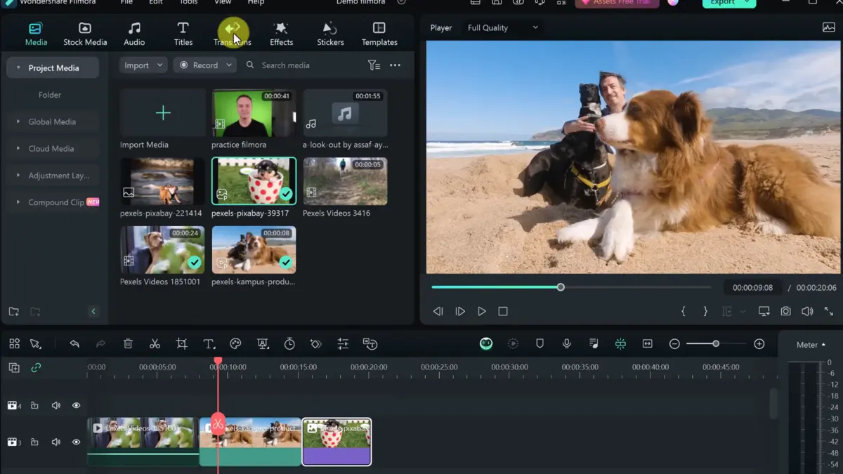 Filmora video editor