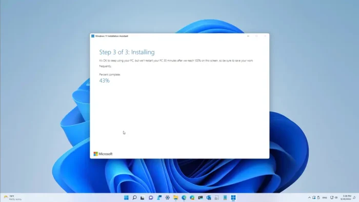 Installing windows 11 22h2
