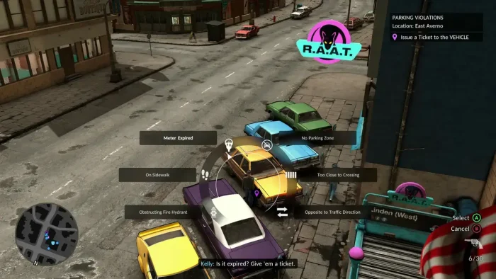 Checking cars