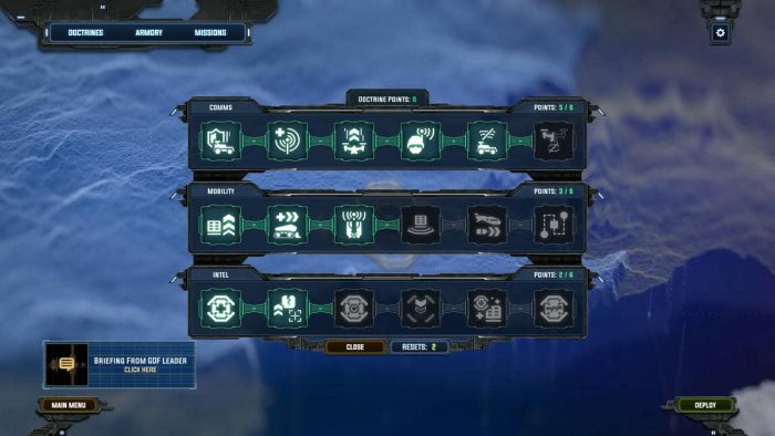 Field menu