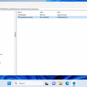 05 windows 11 registry searchorderconfig