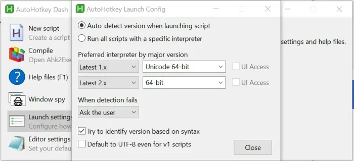 Autohotkey screenshot