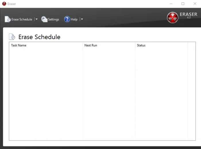 Eraser screenshot