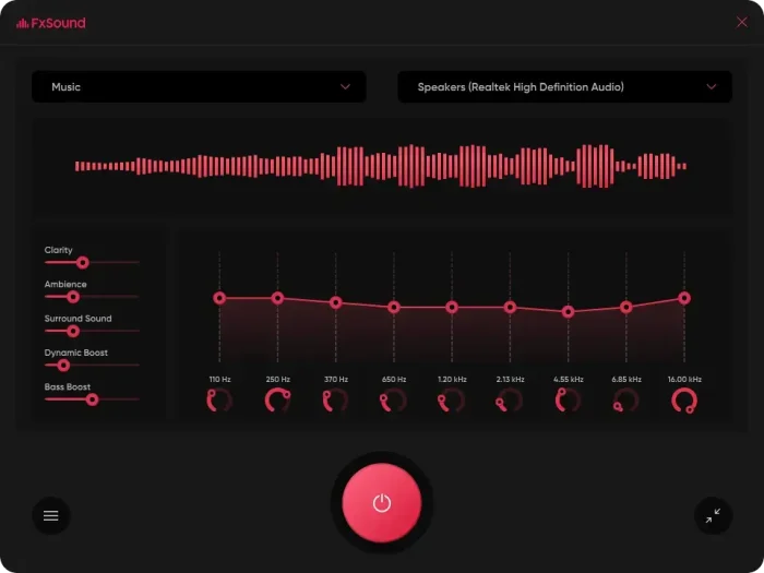 Fxsound screenshot