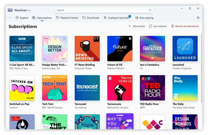 Fluentcast screenshot