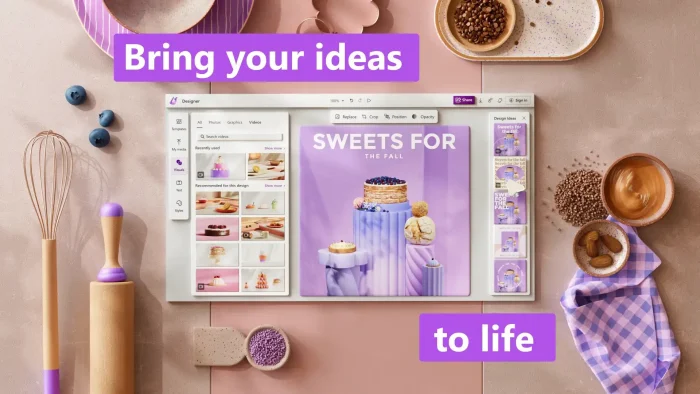 Microsoft designer screenshot