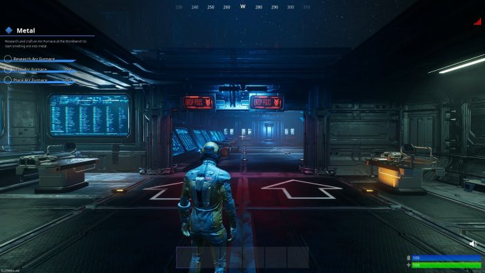 Inside ship