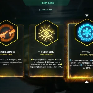 Choose perk