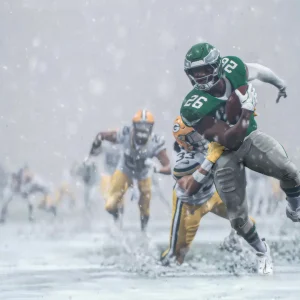 Gameplay graphics in snow