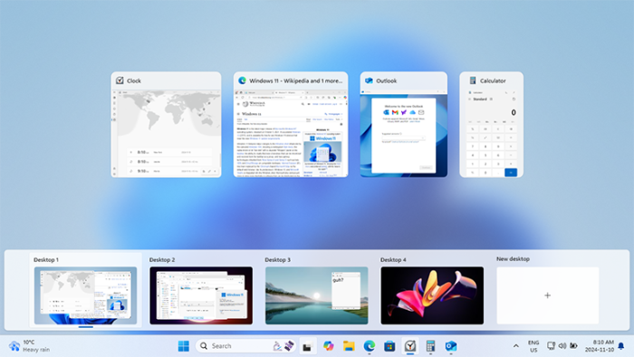 Virtual desktops