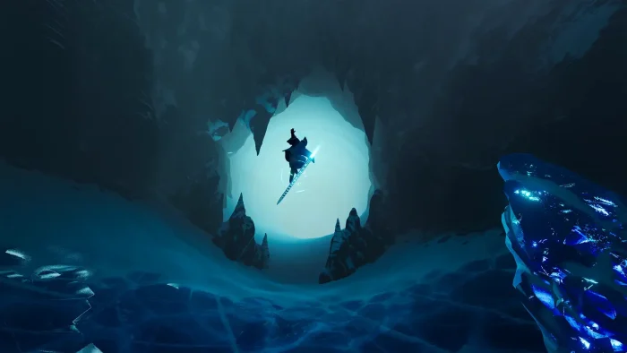 Skate underwater