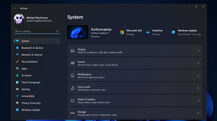 Surface 3 windows 11
