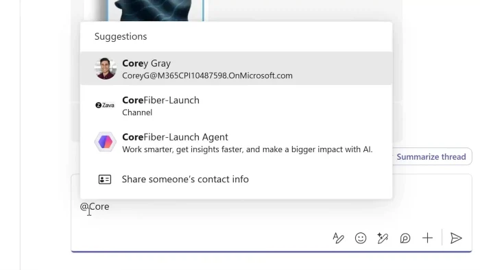 Agent interface writing to it