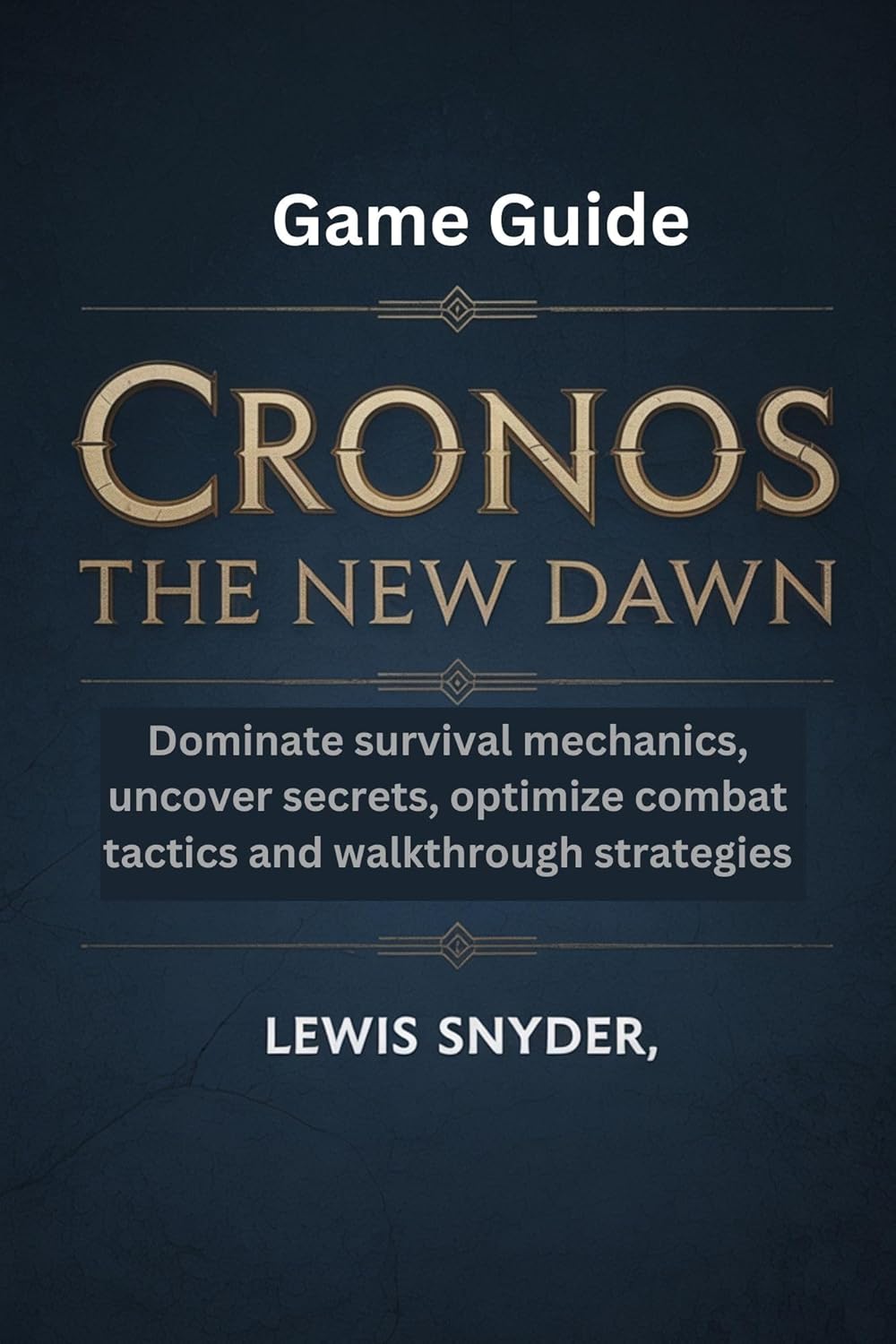 Cronos Game Guide