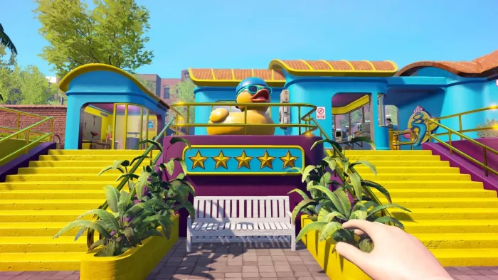 Front of waterpark