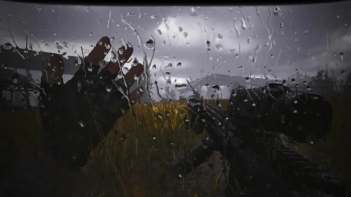 Hd raining on screen