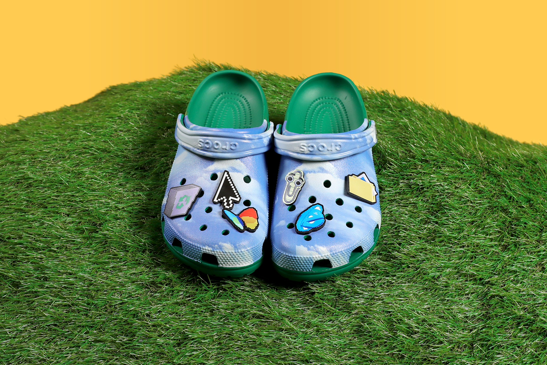 Microsoft celebrates 50 years with retro windows xp crocs.png
