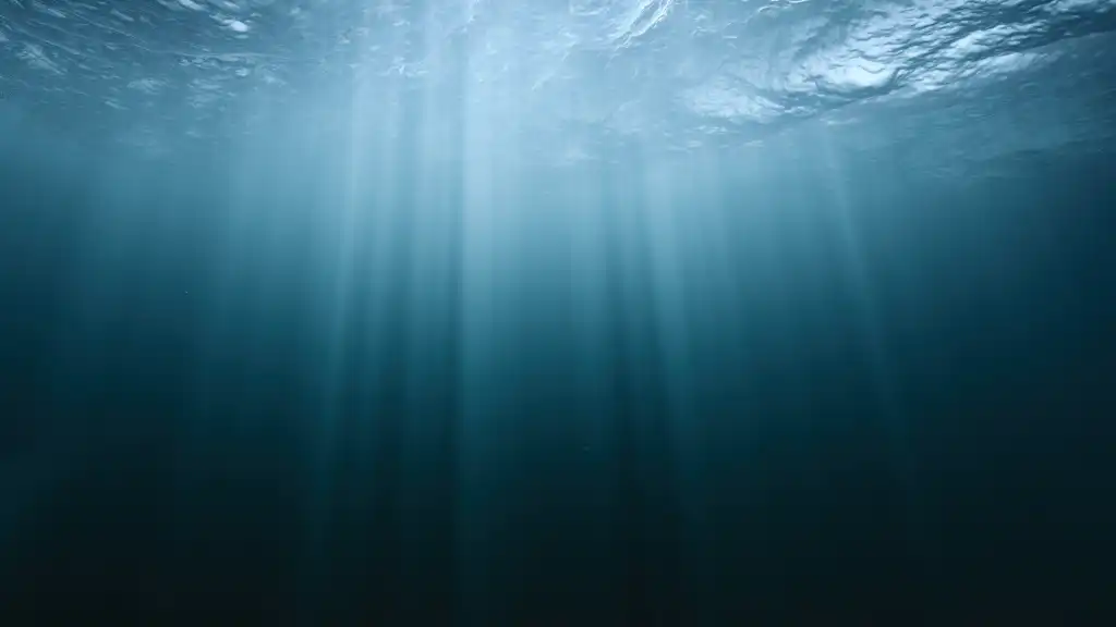 Underwater Light Rays In Dark Stormy Ocean Sea River Abyss Background Darkness Exploration Unknown Fear Hope Hopelessness Deep Arctic Ocean Environment Protection Cold Clean Water