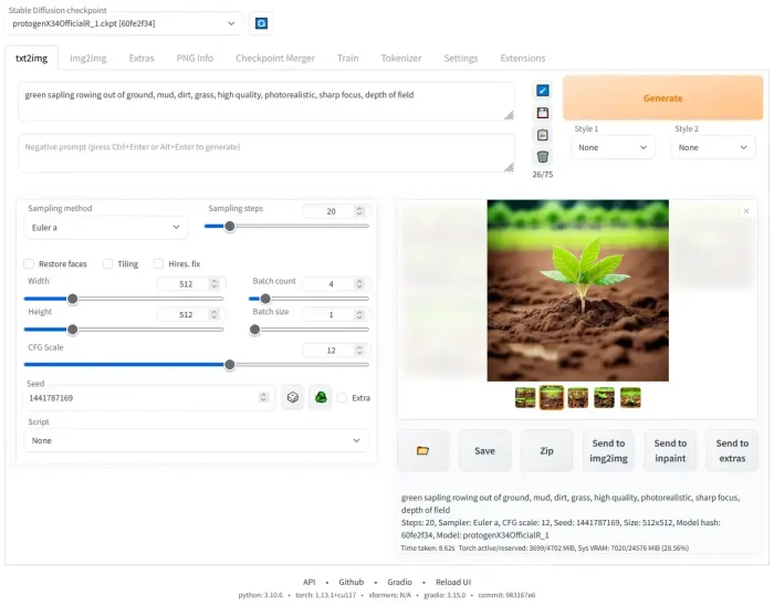 Stable diffusion web ui on pc
