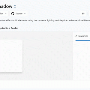 Themeshadow winui 2 7