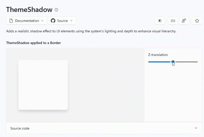 Themeshadow winui 2 7