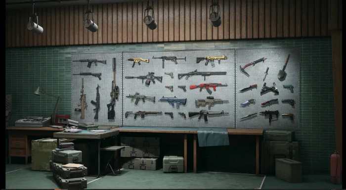 Weapons room